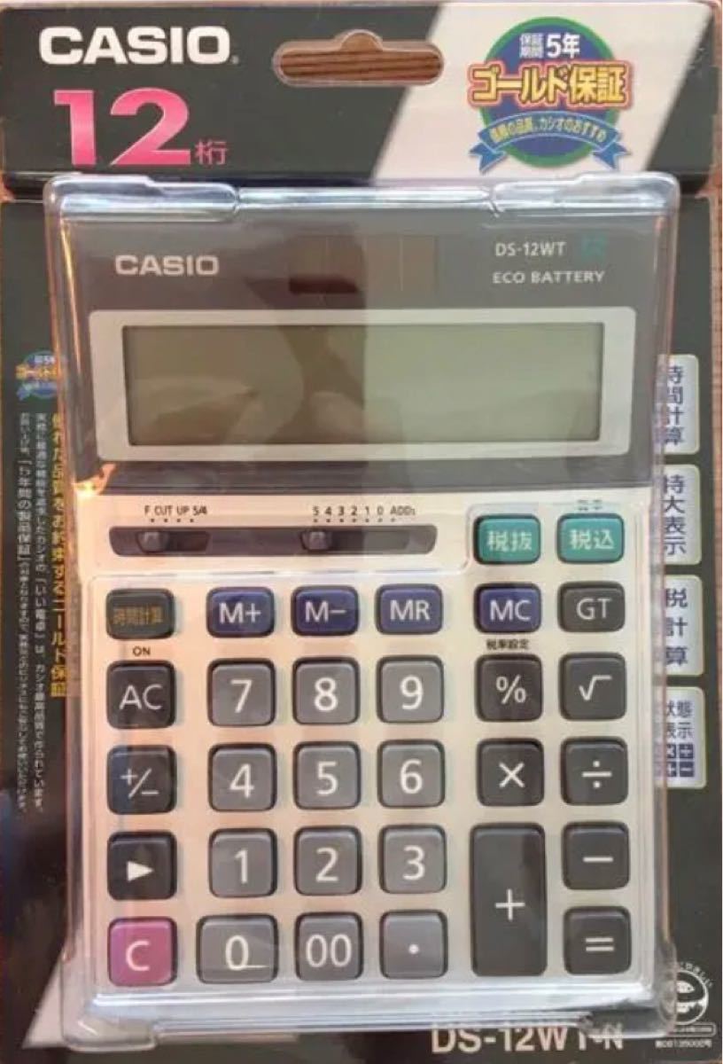 CASIO 電卓 DS-12WT-N カシオ