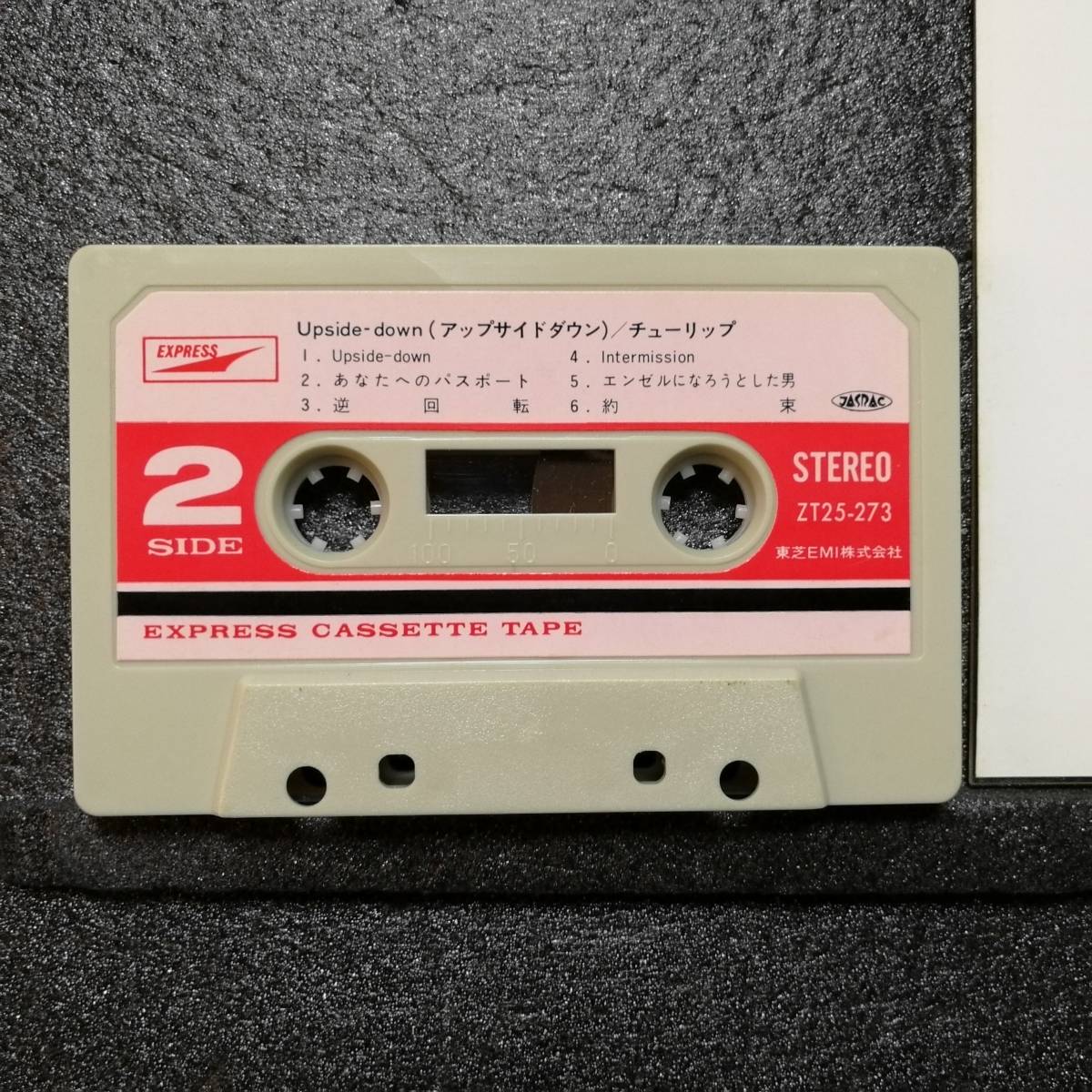 カセットテープ チューリップ Upside-down アップサイド・ダウン ZT25-273の画像4