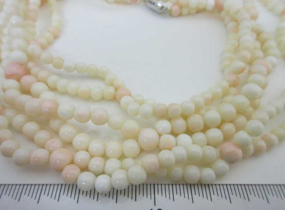 [TOP].. coral necklace 69.6g necklace bracele loose netsuke c203.