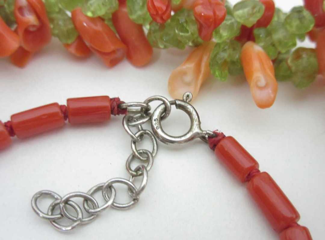 [TOP] red .. peach .. coral 35g necklace loose bracele netsuke d379.