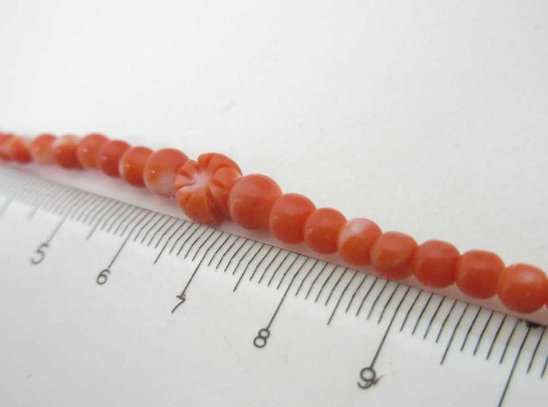 【TOP】桃珊瑚 サンゴ 羽織紐 和装小物 ルース 根付 i243._画像6