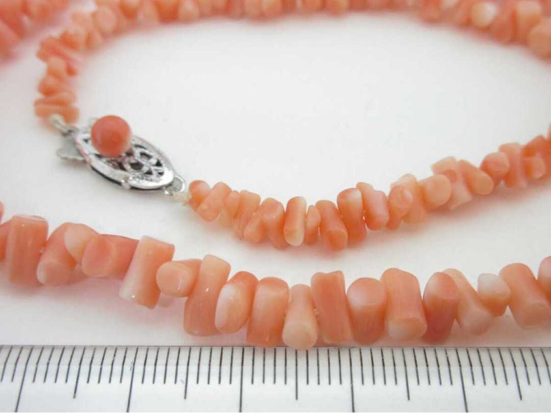 [TOP].. coral 17.3g necklace loose bracele netsuke i73.