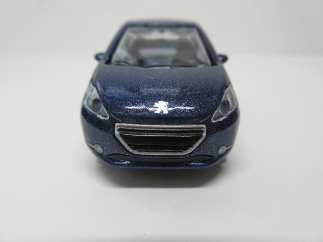 * очень редкий редкостный почти трудно найти *PEUGEOT Peugeot 208 * миникар * blue metallic синий * новый товар * не использовался товар *1|64 шкала *