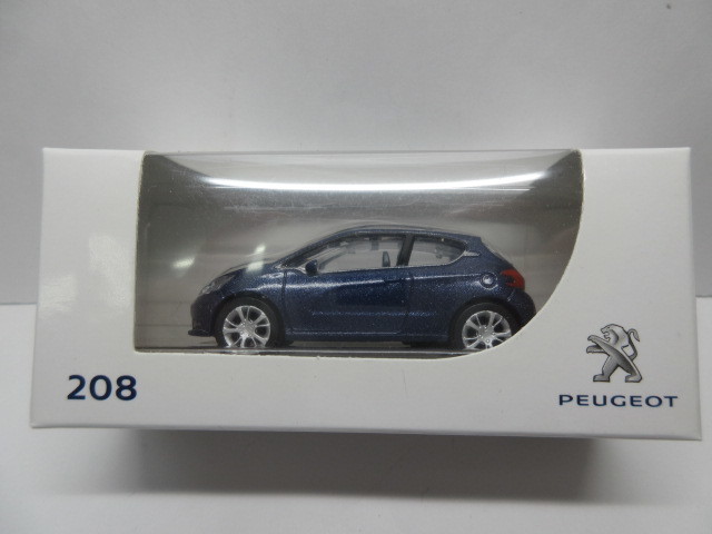 * очень редкий редкостный почти трудно найти *PEUGEOT Peugeot 208 * миникар * blue metallic синий * новый товар * не использовался товар *1|64 шкала *