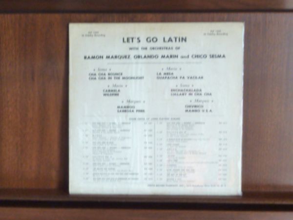 LET'S GO LATIN/オルランド・マリン 他ー1222 （LP）_画像2
