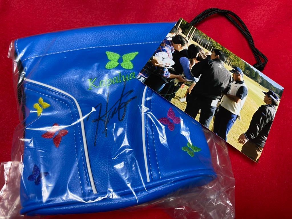  master z champion's title Matsuyama Hideki with autograph kapalua original PRG pouch (2018 futoshi flat . master zp lower ma autograph hour life photograph attaching )