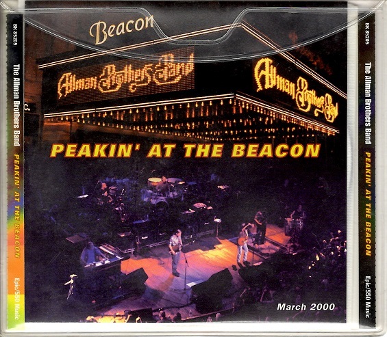 オールマン・ブラザース・バンド　ALLMAN BROTHERS BAND /　PEAKIN' AT THE BEACON　輸入盤CD　デレク・トラックス　DEREK TRUCKS_画像1