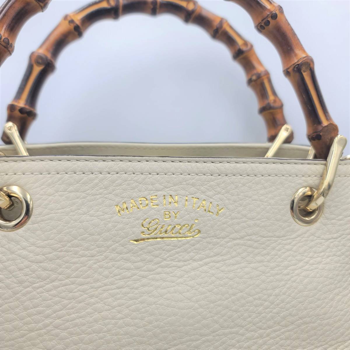 確実正規品 gucci グッチ バンブー ショルダーバッグ
