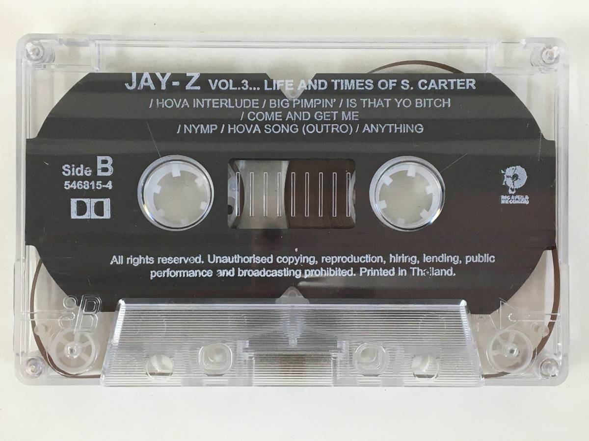 ★☆B475 JAY-Z ジェイ・Ｚ VOL.3 LIFE AND TIMES OF S. CARTER カセットテープ☆★_画像7