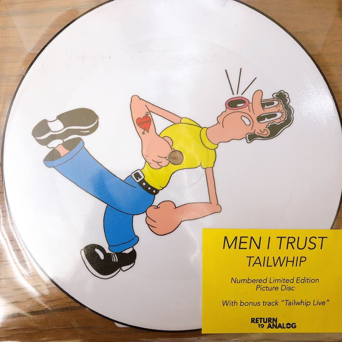 【新品 未聴品】men i trust / tahlwhip 7inch EP ピクチャー盤 picture vinyl clairo beabadoobee_画像1