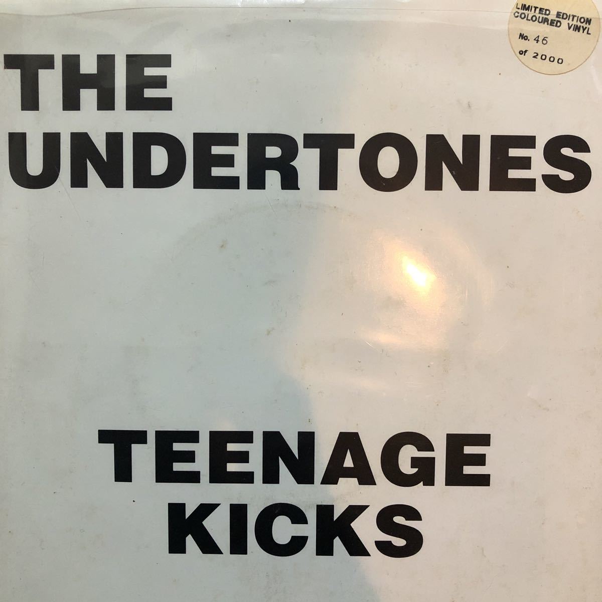 【極美品】Undertones / Teenage Kicks 7inch EP Coloured Vinyl 2000枚限定 46 / 2000 入手難 起床 Learners Brahman EGO-WRAPPIN'_画像1