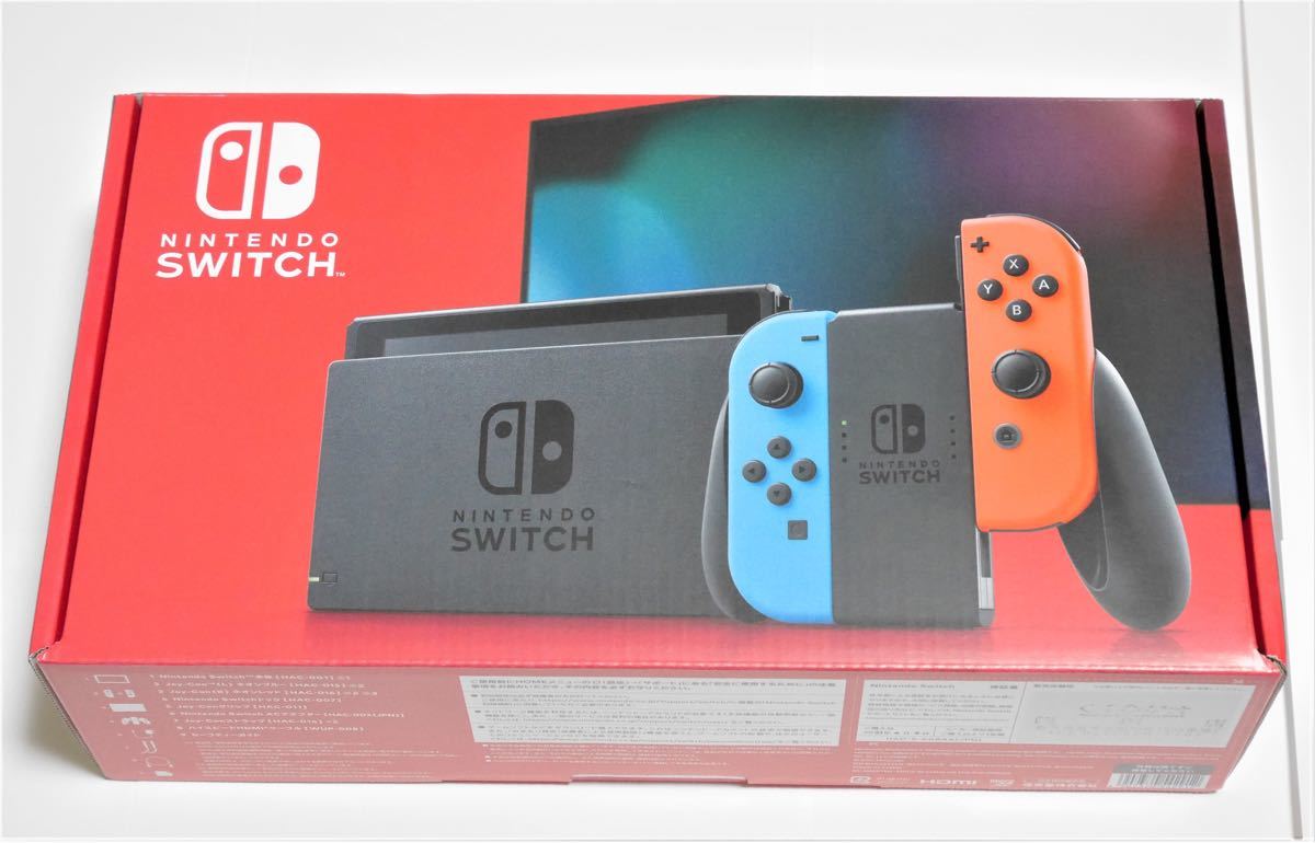 ★Nintendo Switch★3年保証★新品未使用★ネオンブルー★ネオンレッド★ニンテンドースイッチ本体★新型★新モデル★