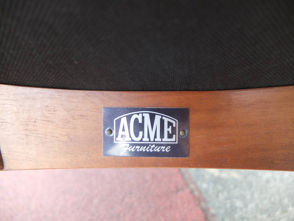 絶版品 ACME Furniture SIERRA CHAIR アクメファニチャー シエラ チェア ダイニングチェア ファブリック ジャーナルファニチャー _画像9