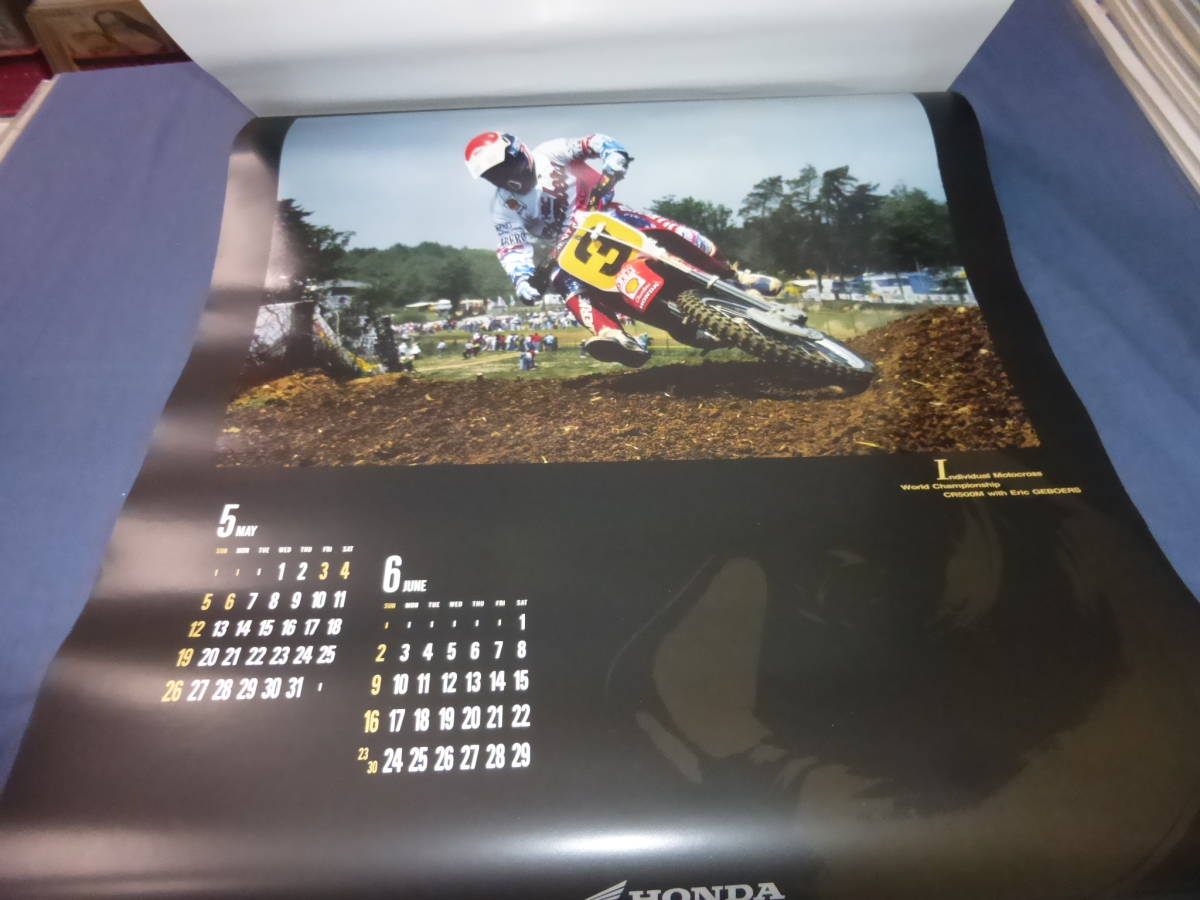 *80/(359) календарь [HONDA Honda BY THE RACING ARTIST 1991 год ] мотоцикл Motor Sport 
