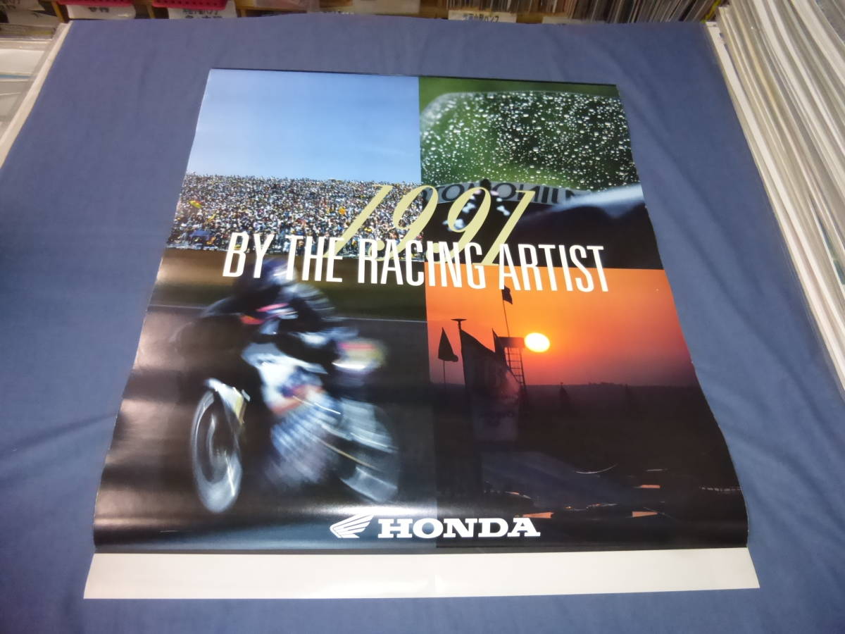 *80/(359) календарь [HONDA Honda BY THE RACING ARTIST 1991 год ] мотоцикл Motor Sport 