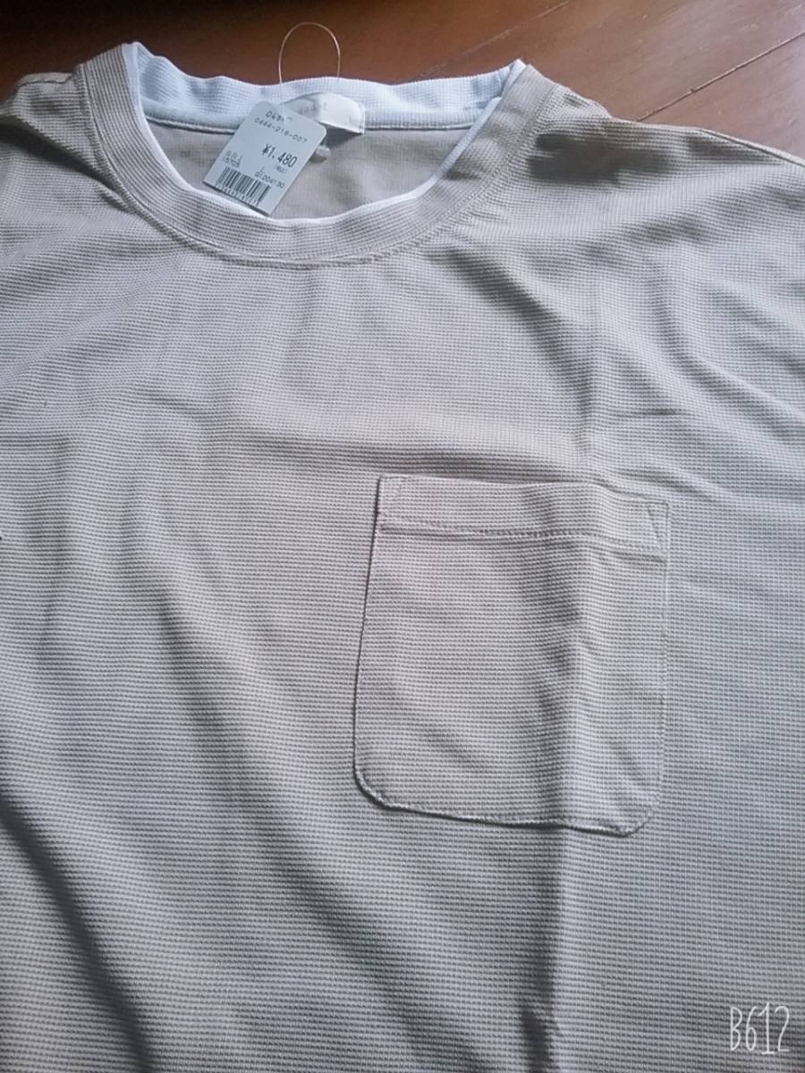 Tシャツ 半袖 丸首 (メンズL) 新品　送料230円_画像2