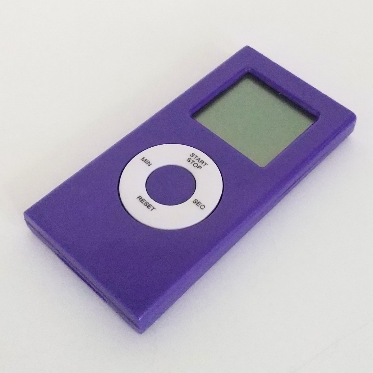 キッチンタイマー iPod風デザイン パープル 紫色 調理 計量ツールタイマー 可愛い スタイリッシュ