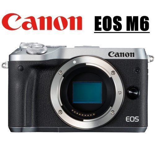 キヤノン Canon EOS M6 ボディ シルバー ミラーレス 一眼レフ 中古_画像1