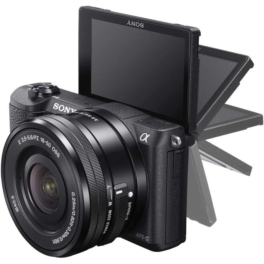 ソニー SONY α5100 ILCE-5100 ダブルレンズセット ブラック ミラーレス カメラ レンズ 中古_画像4