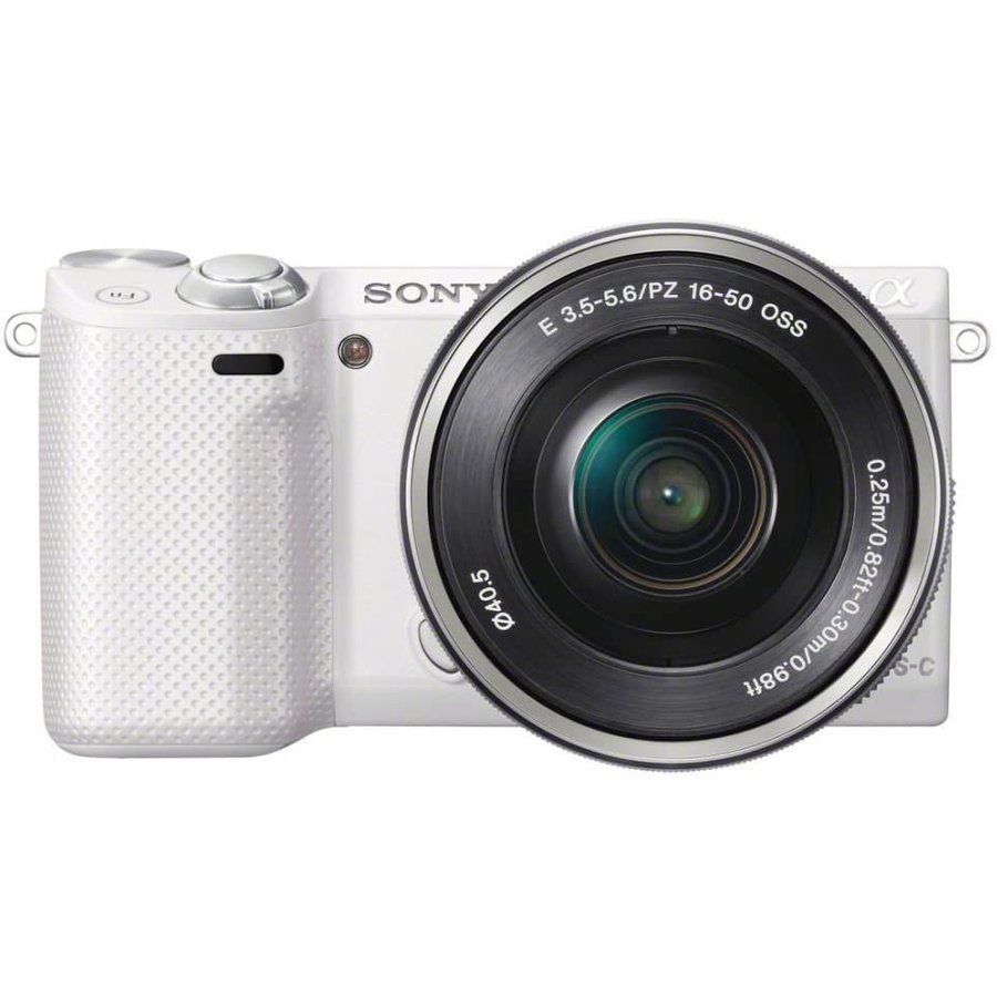 ソニー SONY α NEX-5R レンズセット ホワイト ミラーレス 一眼レフ カメラ 中古_画像2