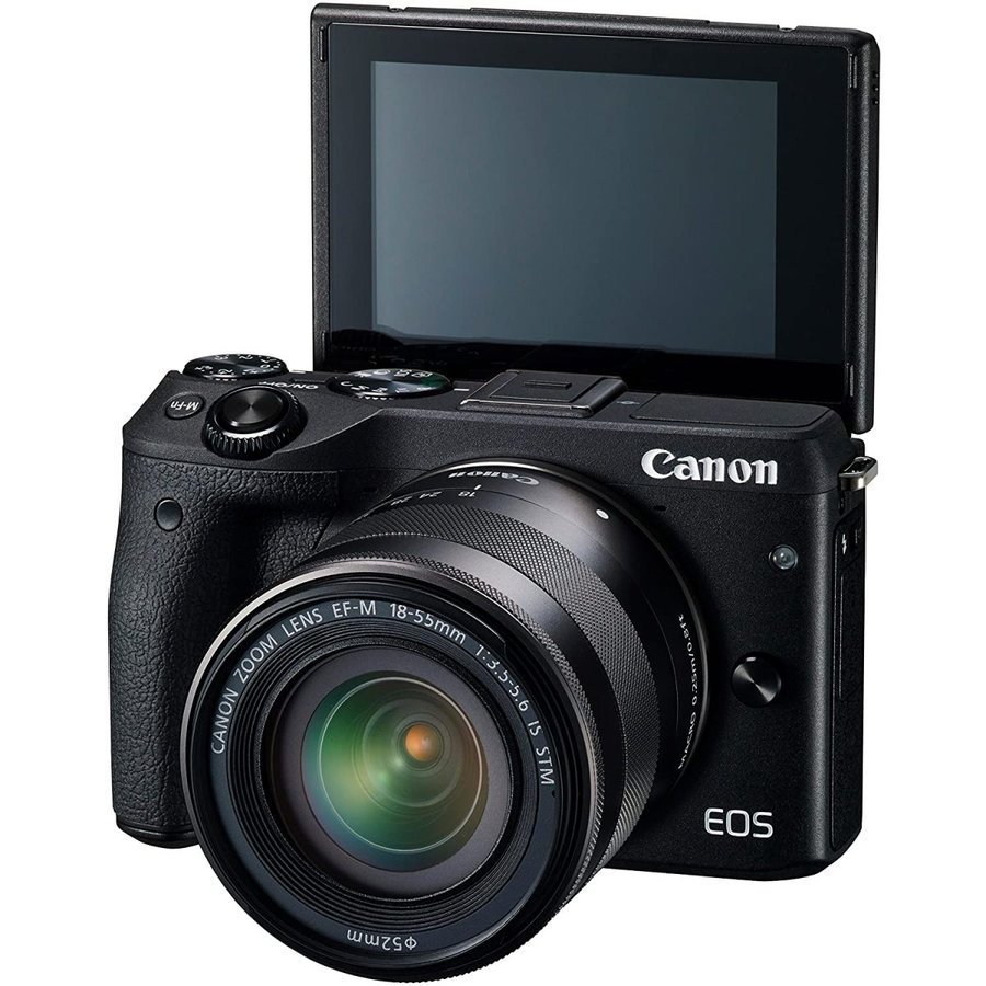  Canon Canon EOS M3 двойной линзы комплект черный беззеркальный однообъективный зеркальный б/у 