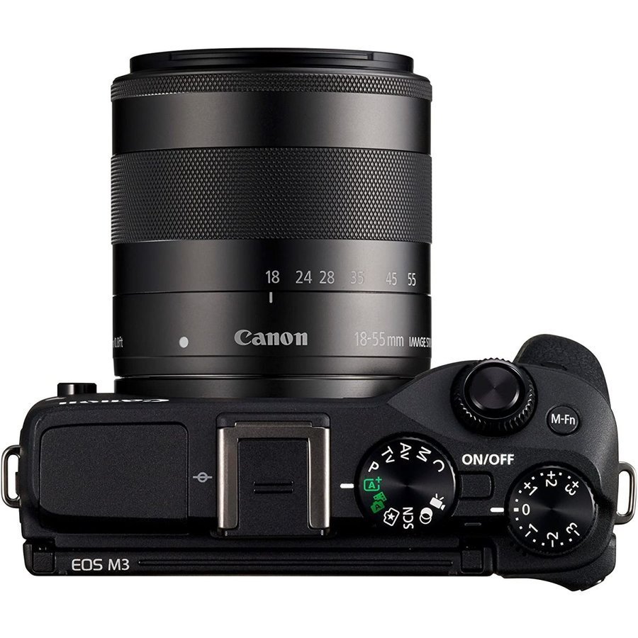  Canon Canon EOS M3 двойной линзы комплект черный беззеркальный однообъективный зеркальный б/у 
