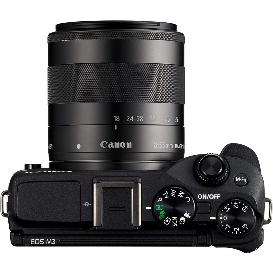 キヤノン Canon EOS M3 ダブルレンズキット ブラック ミラーレス 一眼