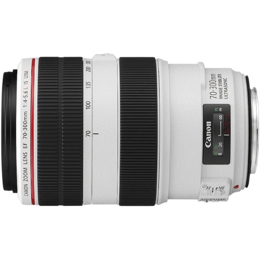  Canon Canon EF 70-300mm F4-5.6L IS USM telephoto lens full size correspondence single‐lens reflex camera used 