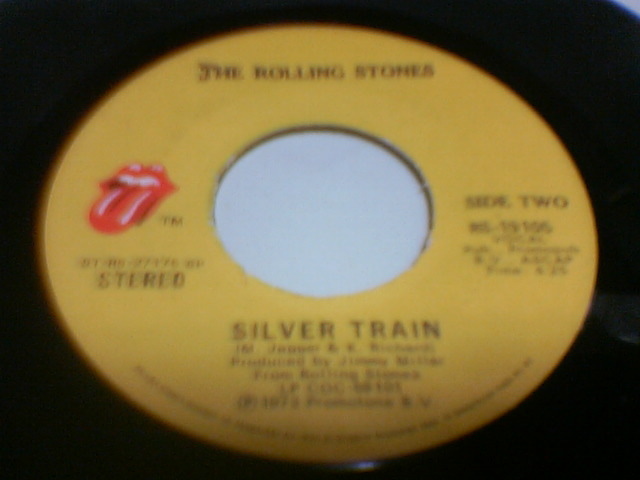 Rolling Stones : Angie / Silver Train ; USA Atlantic 7 inch 45 // RS-19105_画像3