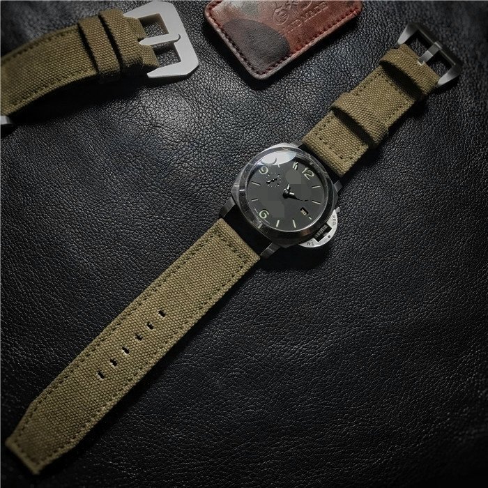 パネライ PANERAI 用 ハンドメイド 防水 発汗 高品質 ナイロン バンド 20 22 24 26