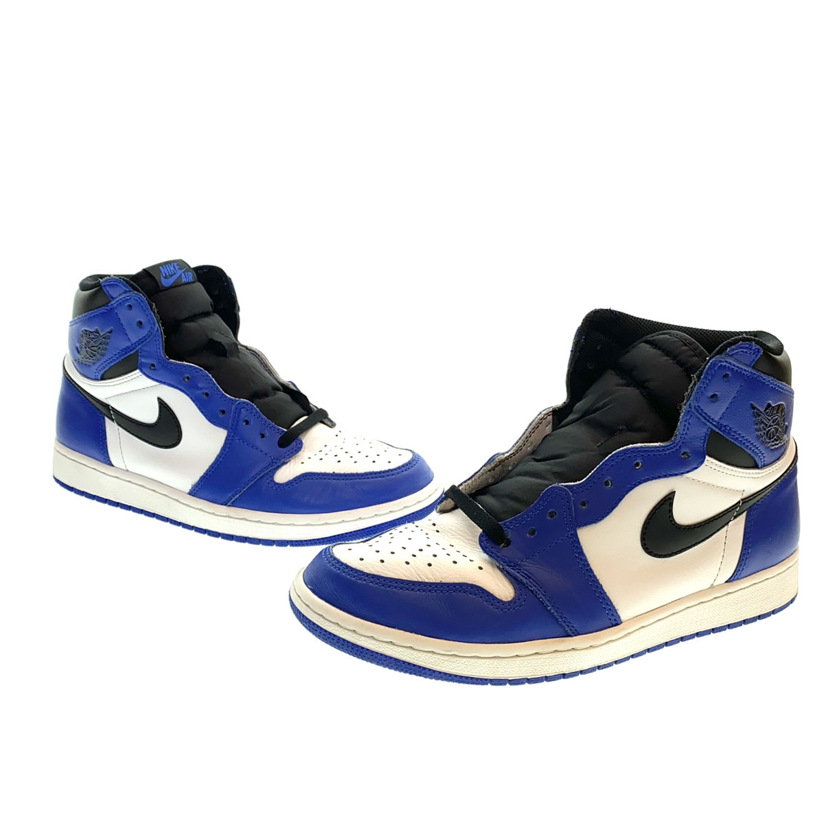 ☆ NIKE ナイキ AIR JORDAN 1 RETRO HIGH OG エアジョーダンワン GAME ROYAL ゲームロイヤル スニーカー 555088-403 27.5cm 青 ブルー 103_画像2