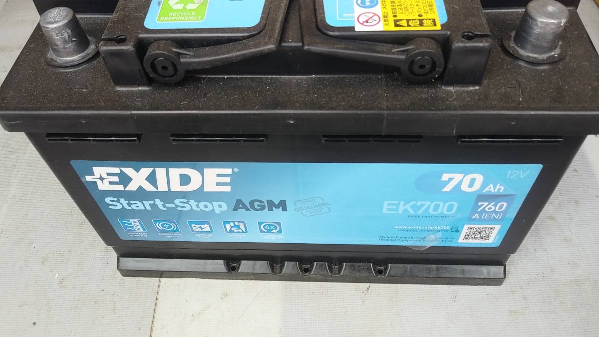 ヤフオク! - EXIDE エキサイド EK700-L3 AGM 欧州車用高性能A