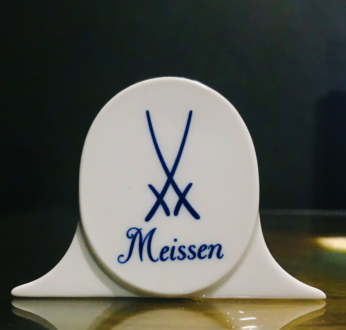 Meissen マイセン/※非売品希少 1級品 ブランドロゴ　ディスプレースタンド_画像2