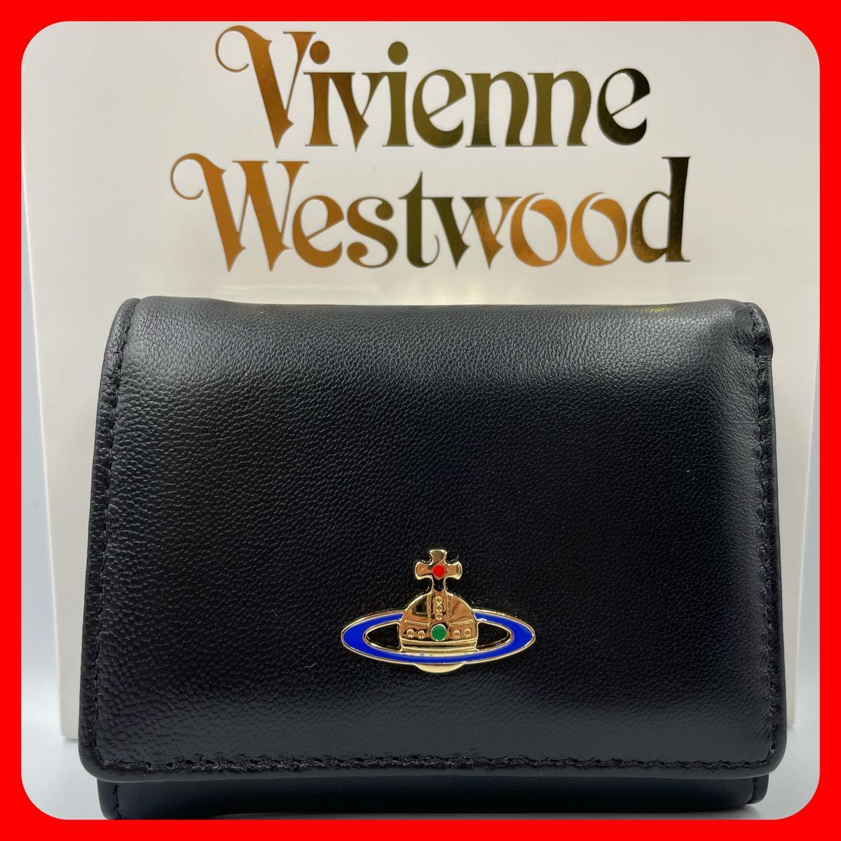 Vivienne Westwood ヴィヴィアンウエストウッド 三つ折り 財布　【返金保証付き】