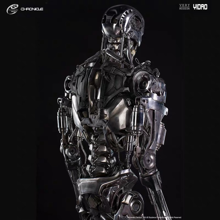 [ игрушка модель ]Cinemaquette Life Size Genisys Endoskeleton Terminator T-800 Terminator полимер модель ограниченая версия коллекция высота 198cm E96