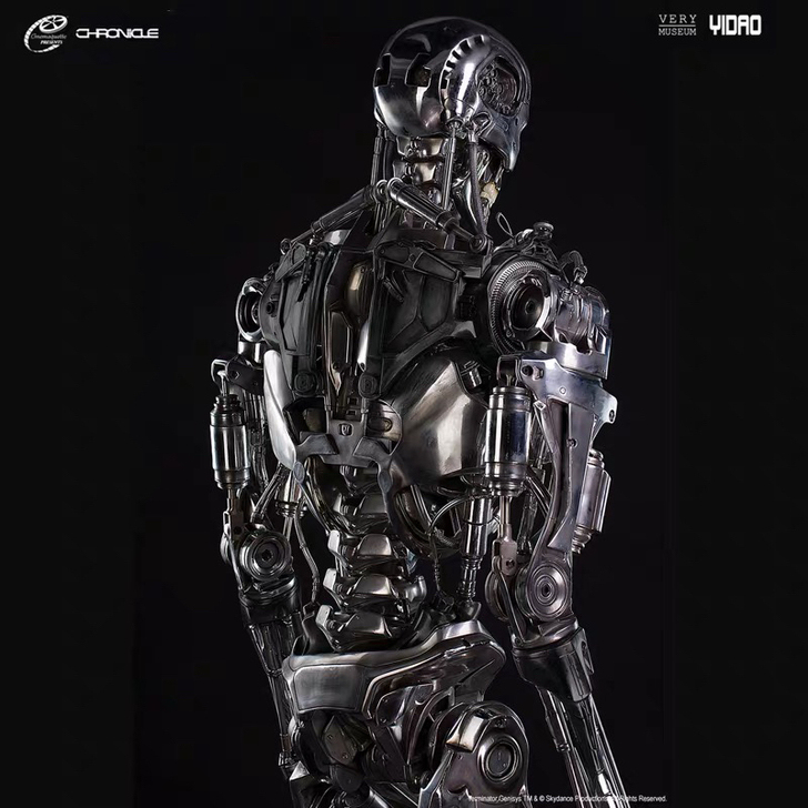 【玩具模型】Cinemaquette Life Size Genisys Endoskeleton Terminator T-800 ターミネーター 樹脂 模型限定版コレクション高さ198ｃｍ E96