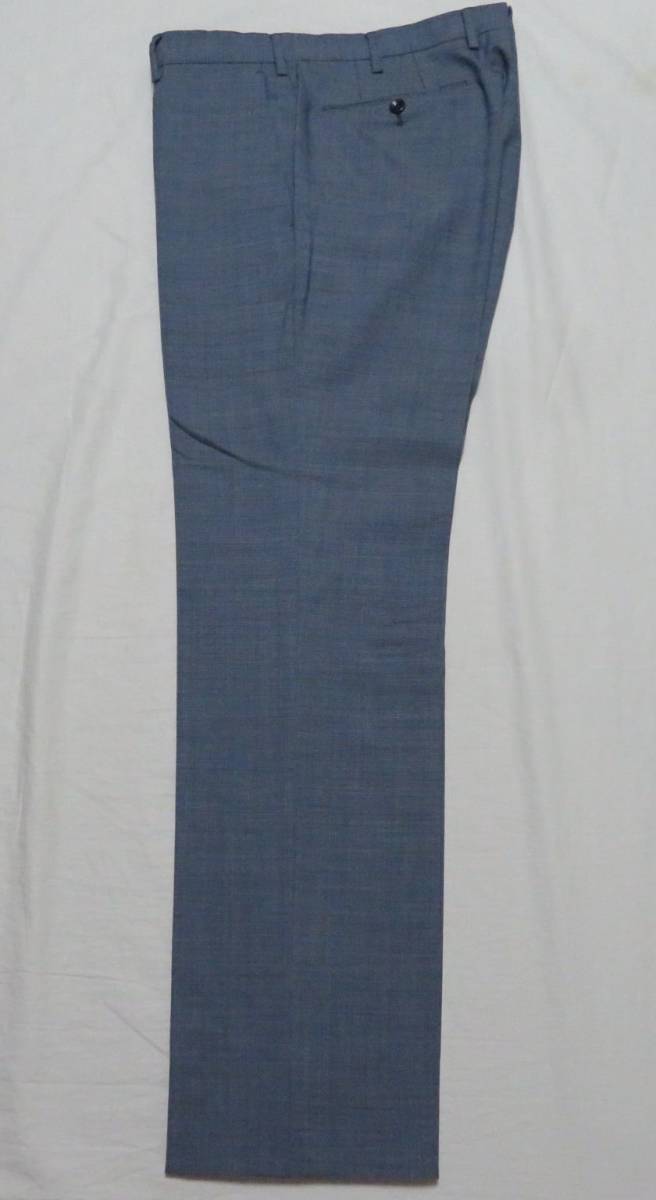 ■新品【ユナイテッドアローズ】極上ドレスパンツ ブルー ピンヘッド柄 50(L) #1 UNITED ARROWS