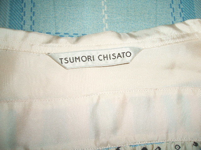 TSUMORI CHISATO Tsumori Chisato. шелк tops 