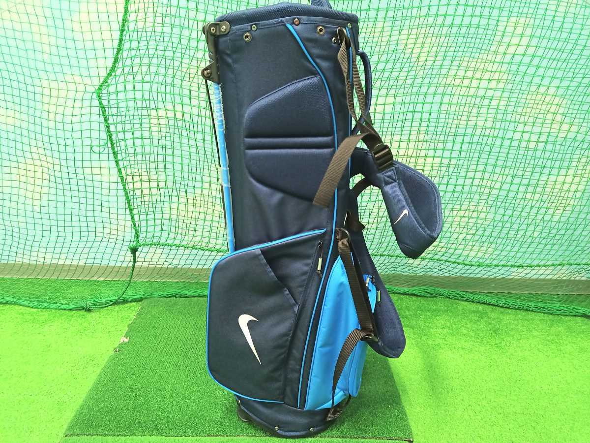 [05][ caddy bag ][ new goods ][ prompt decision price ]NIKE Nike GF3003-437 sport light stand bag / navy /9 type /2.1kg/ hood equipped 
