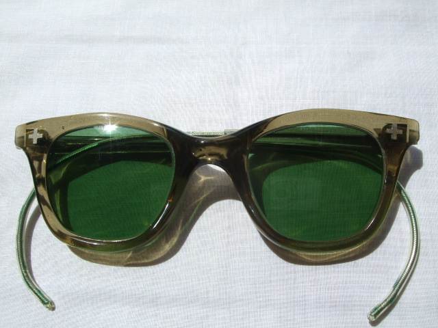 1950s ADEN エデン/ Safety Cross Sunglasses / ロープテンプル