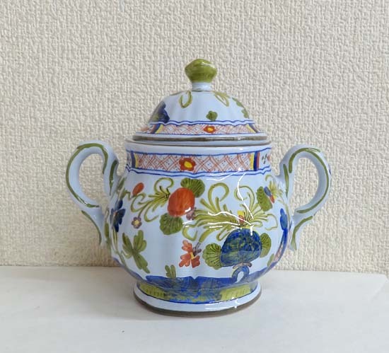超美品 砂糖入れ シュガーポット ファエンツァ CARNATION FAENZA Vecchia La 使用感ほぼ無し◎イタリア製 蓋付 豊平区 西洋 札幌市 シュガーポット 超美品 砂糖入れ シュガーポット ファエンツァ CARNATION FAENZA Vecchia La 使用感ほぼ無し◎イタリア製 蓋付 豊平区 西洋 札幌市 シュガーポット