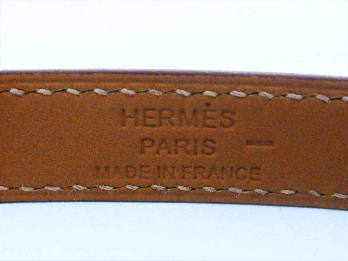 本物税込エルメス ケリーブレスレット ドゥブルトゥール【HERMES】リザード_画像10