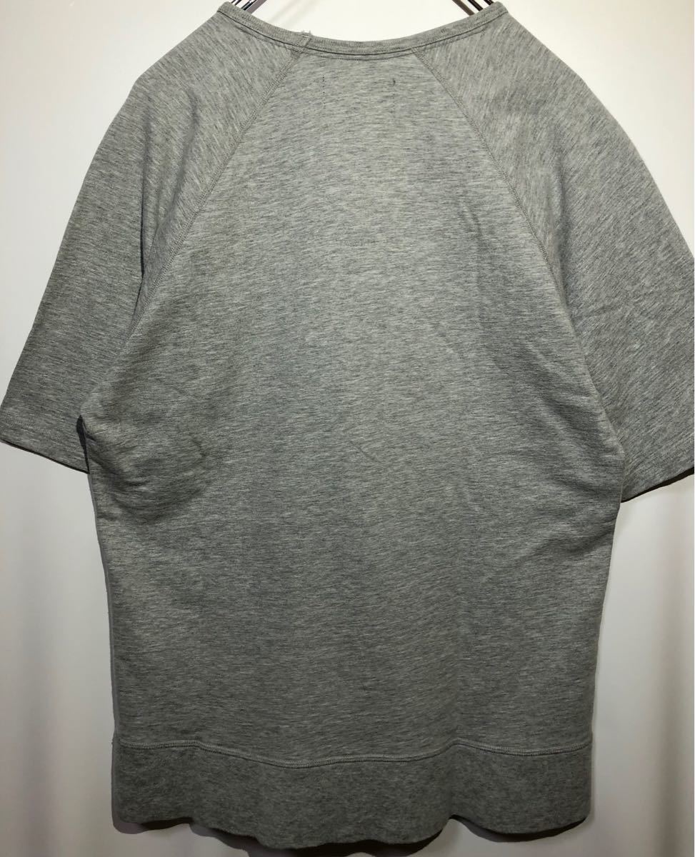 ポロラルフローレン 刺繍ワンポイント 半袖スウェット地 Tシャツ グレー M