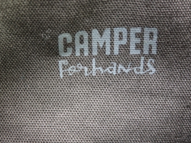 CAMPER　グレーxこげ茶　ウール系　ショルダー_画像4