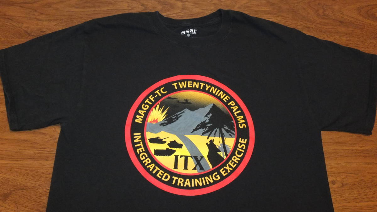 【USMC】29パームス 米海兵隊空陸戦センター Tシャツ サイズM　Marine Air Ground Task Force カリフォルニア USMC_【USMC】29パームス米海兵隊空陸戦センター