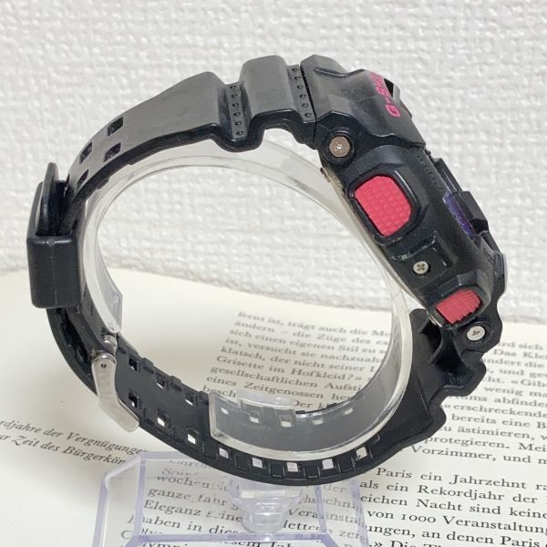 ★CASIO G-SHOCK デジタル 多機能 メンズ 腕時計 ★ カシオ G-ショック GD-120N アラーム クロノ タイマー ブラック 稼動品 F3831_画像6