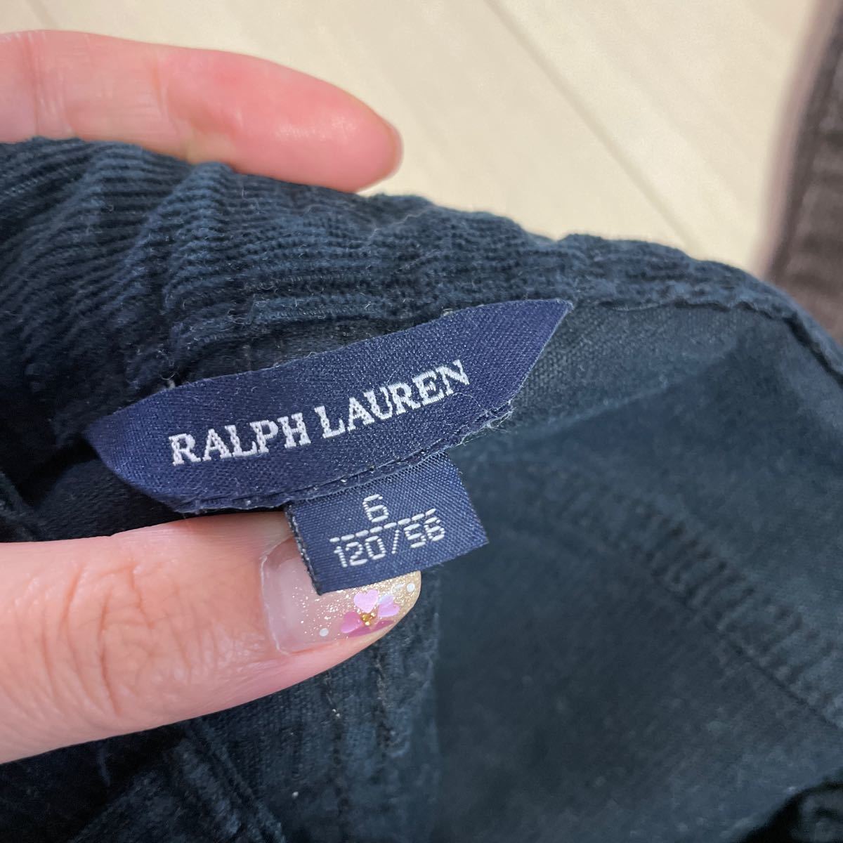 ラルフローレン、Ralph Laurenキッズパンツ2本セット《ネイビーと茶》サイズ120