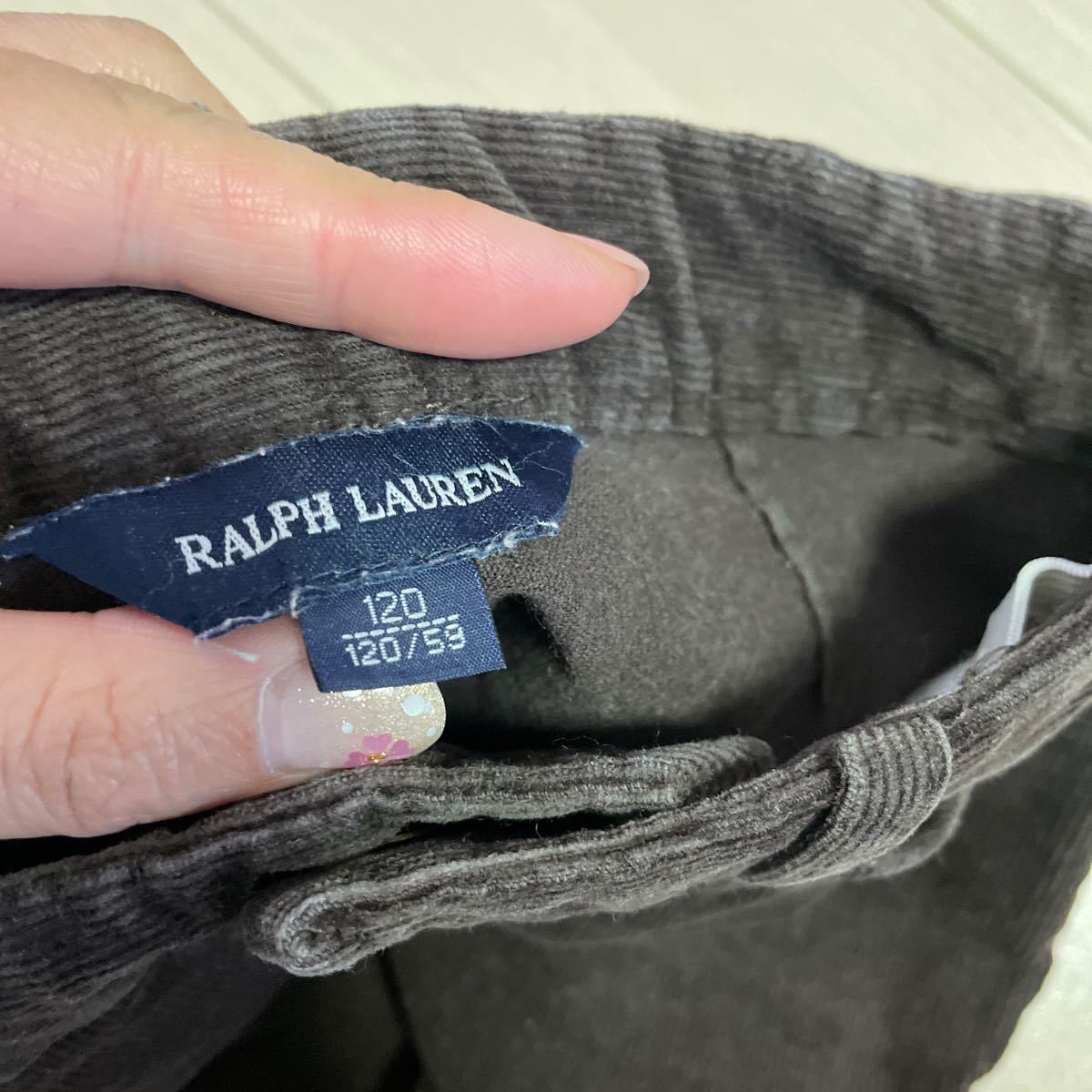 ラルフローレン、Ralph Laurenキッズパンツ2本セット《ネイビーと茶》サイズ120