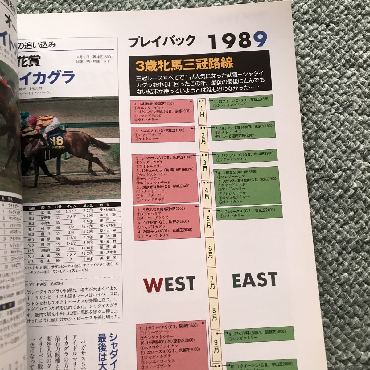  centre horse racing file 80ps.@ magazine 80 period horse racing guide Showa era o Gris cap Mr. si- Be mejirolamo-n ultra moving . reform. 10 year 