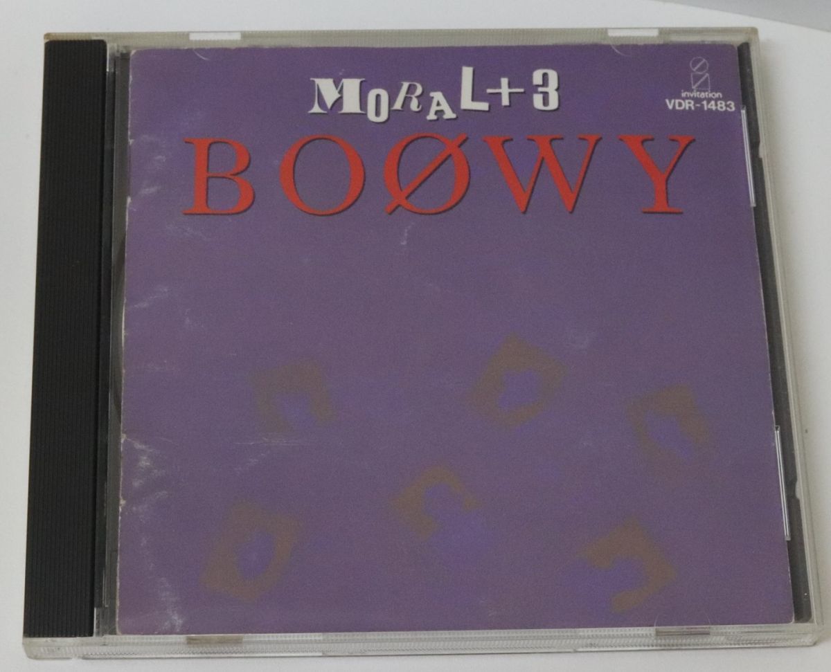 【同梱可】BOOWY ボウイ　MORAL+3　CD アルバム 氷室京介 布袋寅泰 ☆_画像1